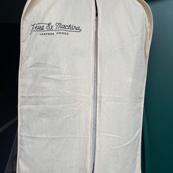 DEUS EX MACHINA THE RACER LEATHER JACKET - VINTAGE WHITE - Picture 5 of 11